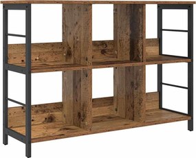 vidaXL Ράφι Βιβλίων 6 επιπέδων 102 x 32 x 72,5 εκ. Επεξεργασμένο Ξύλο