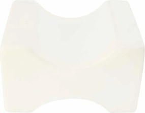 vidaXL Knee Pillow Λευκός Αφρός μνήμης και Πολυεστέρας