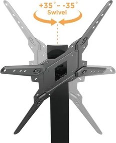 POWERTECH επιτραπέζια βάση τηλεόρασης PT-1281, 23-55", έως 40kg