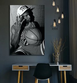 Πίνακας σε καμβά Michael Jordan - Third World Championship - KNV1529 120cm x 180cm Μόνο για παραλαβή από το κατάστημα