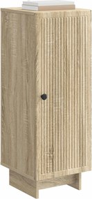 vidaXL Πλαϊνό γραφείο Sonoma Δρυς 33 x 34,5 x 90 εκ Επεξεργασμένο Ξύλο