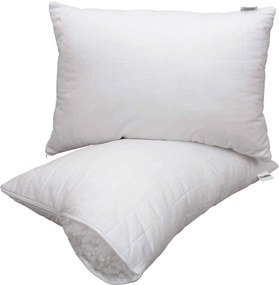 Μαξιλάρι Ύπνου Μπιλάκι Καπιτονέ με Φερμουάρ Μέτριο 50x70  Anna Riska