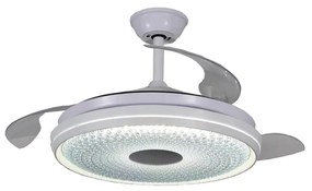 Ανεμιστήρας Οροφής Huron 36W 3CCT LED Fan Light in White Color (102000110) - 21W - 50W - 102000110