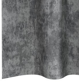 vidaXL κουρτίνες  2 τεμ με Τσιμπίδες Γκρι 245x140 εκ.