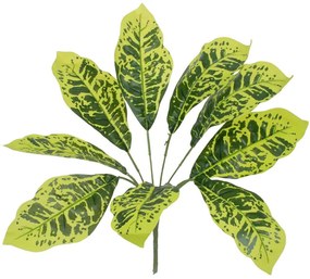 Τεχνητό Κλαδί-Φυτό Croton 78226 44cm Green GloboStar Plastic, Fabric
