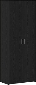 vidaXL Ντουλάπι αποθήκευσης 2 pcs Μαύρη Οξυά 70 x 42,5 x 185 εκ