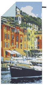 Πετσέτα Θαλάσσης Microfiber (80x160) 2 Όψεων Kentia Versus Resort 253 190gsm