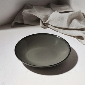 Πιάτο Βαθύ Πορσελάνινο 23cm Estia Home Art Pearl Grey 07-16388