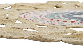 Χαλί DKD Home Decor Καφέ Πολύχρωμο (200 x 200 x 0,75 cm)