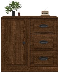 vidaXL Μπουφές Καφέ Δρυς 70x35,5x67,5 εκ. από Επεξεργασμένο Ξύλο