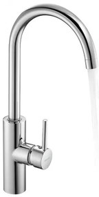 VEVOR Touchless Kitchen Bar Sink Faucet, Single Handle Automatic Motion Sensor Bathroom Faucet, Hands-Free Adjustable Cold Hot Water Mixer Flexible Swivel for 9.5 mm Pipe,Chrome Plated Silver