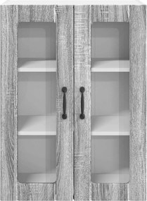VidaXL Ραφιέρα τοίχου LUCCA Γκρι Sonoma 60 x 31 x 80 εκ.