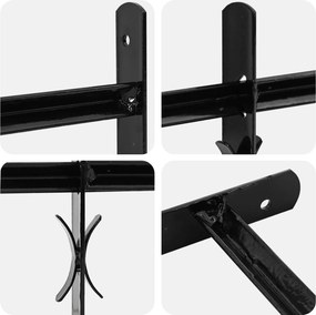 vidaXL Δίχτυ Ασφαλείας Παραθύρου 175 x 60 εκ Γαλβανισμένος Χάλυβας