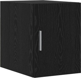 vidaXL Ντουλάπι αποθήκευσης 2 pcs Μαύρη Οξυά 30 x 42,5 x 225 εκ