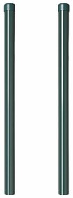 vidaXL Πό posts φράχτη 2 pcs Πράσινο 60 cm Ατσάλι με Επικάλυψη Πούδρας
