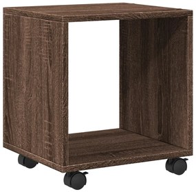 vidaXL Ντουλάπι Τροχήλατο Καφέ Δρυς 37x33x42,5 εκ. από Επεξ. Ξύλο