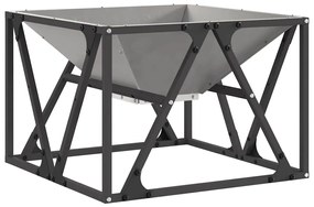 vidaXL Φωτιά Καφέ 50 x 50 x 35 cm Ατσάλι σκληρυθέν στον αέρα
