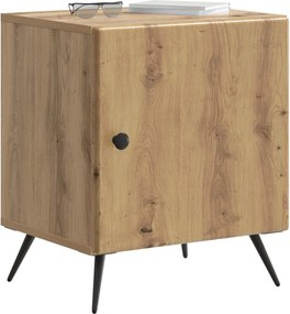 vidaXL Κομοδίνο Artisan Δρυς 43 x 34,5 x 50 εκ Επεξεργασμένο Ξύλο