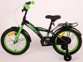 Thombike 16 Inch 23 cm Boys Coaster Brake Black/Green
