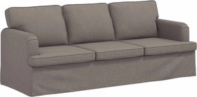 vidaXL Καναπές 180cm Taupe Μέταλλο