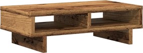 vidaXL Βάση Οθόνης Όψη Παλαιού Ξύλου 50x27x15 εκ. από Επεξ. Ξύλο