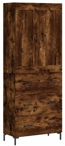 vidaXL Ντουλάπι Καπνιστή Δρυς 69,5x34x180 εκ. από Επεξεργασμένο Ξύλο