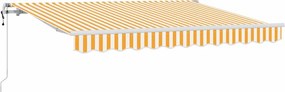 vidaXL Σκηνίτσα Αναδιπλούμενη Κίτρινο 250 x 200 cm ύφασμα