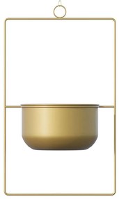 Κασπώ Κρεμαστό Parapet 247HFM1206 25x17x40cm Gold Aberto Design Μέταλλο
