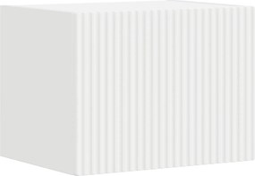 vidaXL Σετ τοίχου για τηλεόραση 4 pcs Λευκό Επεξεργασμένο ξύλο
