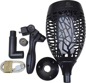 Επαναφορτιζόμενο φαναράκι κήπου LED - 833 - 508338