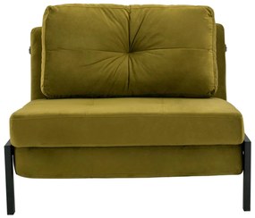Πολυθρόνα - Κρεβάτι CONSTANCE C3078.13 Βελούδο Λαδί 95x92x66Υ εκ. 95x92x66 εκ.
