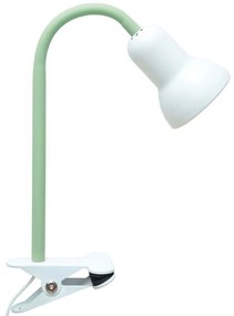 Φωτιστικό Γραφείου Με Κλιπ 780SGN4782 Φ9x35cm 1xE14 40W Mint-White Opviq