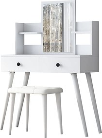 Τουαλέτα Μακιγιάζ Λευκό BUREFLO 103x40x133.8
