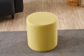 Πουφ Σκαμπό Κίτρινο BITEZ 40x40x40