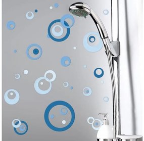 Αυτοκόλλητα Τοίχου Βινυλίου 59609 Blue Circles Ango 59609