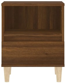vidaXL Κομοδίνα 2 τεμ. Καφέ Δρυς 40 x 35 x 50 εκ.
