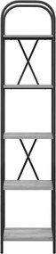 vidaXL Ράφι Βιβλίων 5 επιπέδων 40 x 30 x 183 εκ Επεξεργασμένο ξύλο