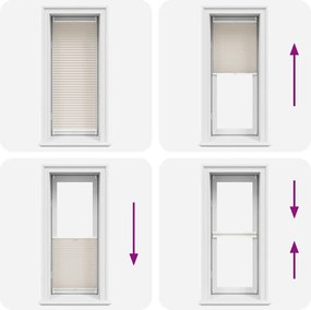 vidaXL Πλισέ ρόλερ σκίασης 50x150cm Κρεμ