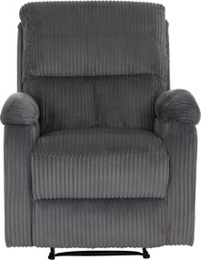 ΠΟΛΥΘΡΟΝΑ RELAX DIONI HM3296.11 ΓΚΡΙ ΡΙΓΕ ΥΦΑΣΜΑ 85x90x100Υεκ.