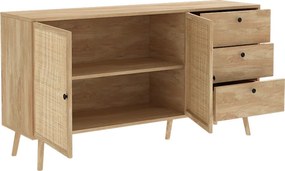 Μπουφές Oslo pakoworld sonoma 150x39x79εκ