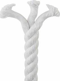 vidaXL Κωτόσχοινo 16 mm 25 m Λευκό 100% Βαμβάκι