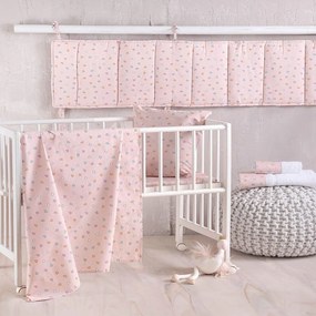 Σεντόνια Βρεφικά Tiny Heart (Σετ 3τμχ) Somon Ρυθμός Cradle 120x160cm 100% Βαμβάκι