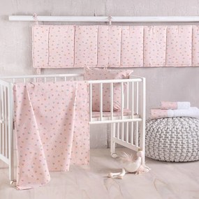 Σεντόνια Βρεφικά Tiny Heart (Σετ 3τμχ) Somon Ρυθμός Cradle 120x160cm 100% Cotton