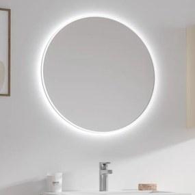 Karag Sharon Καθρέπτης με κρυφό φωτισμό White Ø80cm