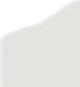 vidaXL Κεφαλάρι Λευκό Επεξεργασμένο ξύλο