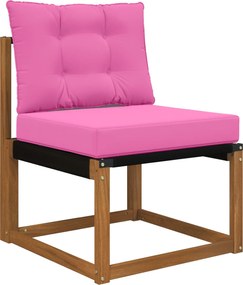 vidaXL Μαξιλάρι Καναπέ Εξωτερικού Χώρου 2 pcs Ροζ Πολυεστέρας