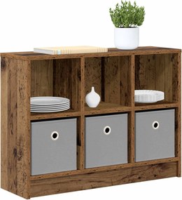 vidaXL Πλαϊνό γραφείο Παλιό ξύλο 73,5 x 22,5 x 53,5 εκ