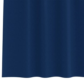 vidaXL Κουρτίνες 2 pcs Σκούρο Μπλε 245 x 140 εκ. Πολυεστέρας