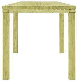 vidaXL Τραπεζαρία Κήπου 170 x 75,5 x 77 εκ. Εμποτισμένο Ξύλο Πεύκου