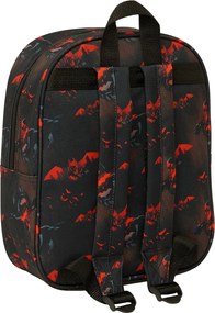 Σχολική Τσάντα Batman Μαύρο 22 x 27 x 10 cm 3D